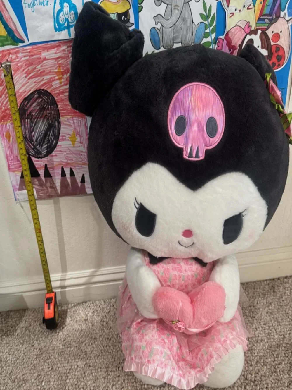 2' Kuromi Stuffed Animal